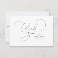 Editable Color Cute Script Baby shower Hartelijk d