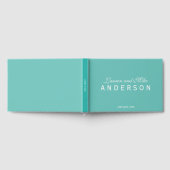 Editable Color Elegant Couple Name Wedding Script Gastenboek (Volledig)