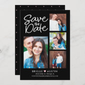 EDITABLE COLOR met snoepje opslaan Datum Kaart (Voorkant / Achterkant)