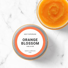 Editable Color Modern Minimal Product Label