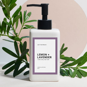 Editable Color Modern Minimal Product Label Wijn Etiket