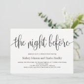 EDITABLE COLOR Rehearings Dinner Invitation LCC Bedankkaart (Staand voorkant)