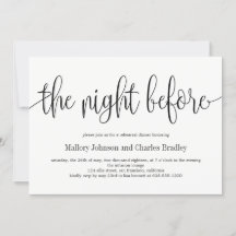 EDITABLE COLOR Rehearings Dinner Invitation LCC