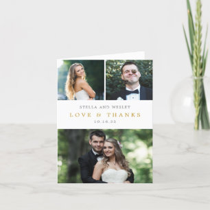 EDITABLE COLOR (schoon) - Hartelijk dank Bedankkaart