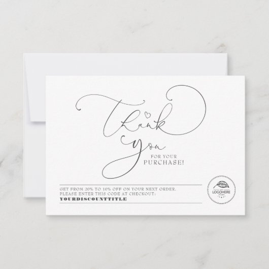 Editable Colors Elegant Cute Business Hartelijk da (Voorkant)