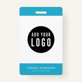 Editable Colors voegen uw Logo Eenvoudige arbeidsi Badge