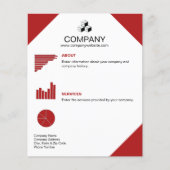 Editable Company Logo Flyer (Voorkant)