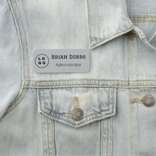 Editable Company Logo Name Tag (In situ)