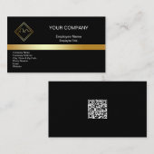 Editable Company Logo Visitekaartje (Voorkant / Achterkant)