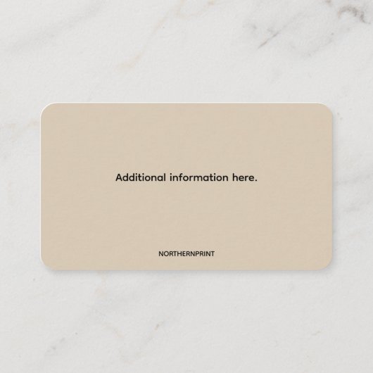 Editable Connect met ons Visitekaartje (Achterkant)