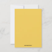 Editable Couple in Woods at Night Save The Date (Achterkant)