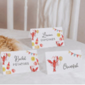 Editable Crawfish Food Tent Cards