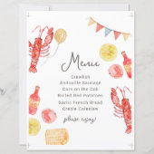 Editable Crawfish Menu Sign (Voorkant)