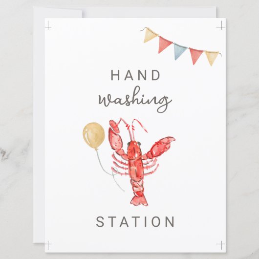 Editable Crawfish Party Sign (Voorkant)