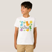 Editable Crayon Style – Dinosaur Roarsome Kids T-shirt (Voorkant volledig)