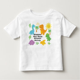 Editable Crayon Style – Dinosaur Roarsome Kinder Shirts