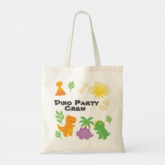 Editable Crayon Style – Dinosaur Roarsome Tote Bag (Achterkant)