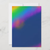 Editable Crayon Style – Solar System Birthday Kaart (Achterkant)