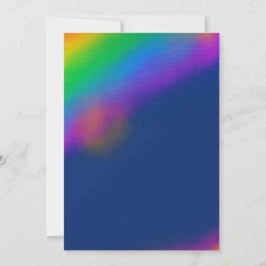 Editable Crayon Style – Solar System Birthday Kaart (Achterkant)