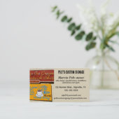 Editable Custom Signage Shop Visitekaartje (Staand voorkant)