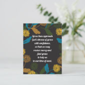 Editable Dandelion Black ver briefkaart (Staand voorkant)