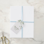 Editable Dank u Gift Labels, de Eigen Markeringen  Cadeaulabel (Met Touw)