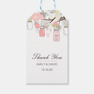 Editable Dank u Gift Labels, de Eigen Markeringen Cadeaulabel
