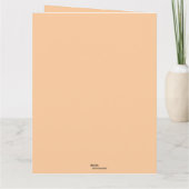 Editable Deer in the Woods Happy Holidays Kaart (Achterkant)