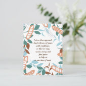 Editable Delicious Organic Wheat Baguette Pattern Briefkaart (Staand voorkant)