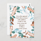 Editable Delicious Organic Wheat Baguette Pattern Briefkaart (Voorkant / Achterkant)