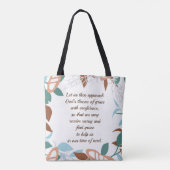 Editable Delicious Organic Wheat Baguette Pattern Tote Bag (Achterkant)