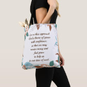 Editable Delicious Organic Wheat Baguette Pattern Tote Bag (Dichtbij)