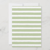 Editable Dinosaur Birthday Party Kaart (Achterkant)