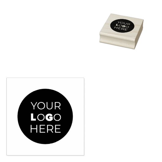 Editable Doe het zelf Logo Sjabloon Rubber Stamp Rubberstempel (Gestempeld)