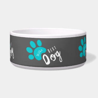 editable dog Funny quote Pet tableware Voerbakje
