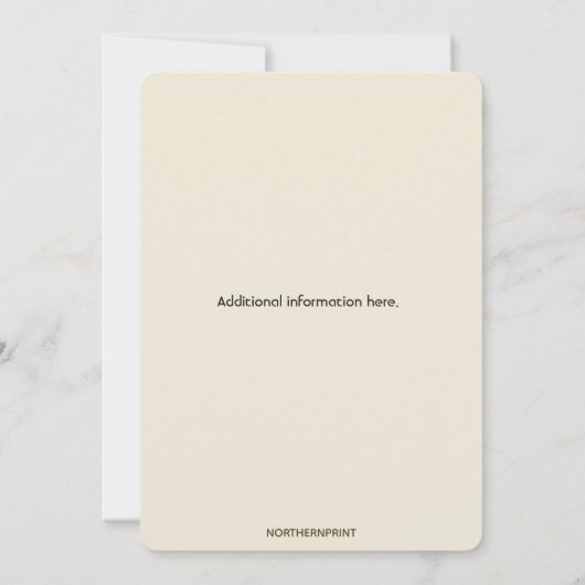 Editable Dragonfly and Trim Kaart (Achterkant)