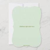 Editable Easter Brunch Egg Hunt Bunny and Tulips Kaart (Achterkant)