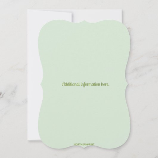 Editable Easter Brunch Egg Hunt Bunny and Tulips Kaart (Achterkant)