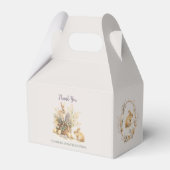 Editable Easter Bunny Favor Box Bedankdoosjes (Achterkant)