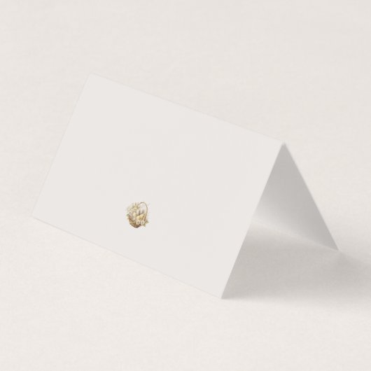 Editable Easter Bunny Place Card Kaart (Achterkant)