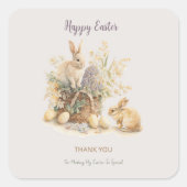 Editable Easter Bunny Sticker (Voorkant)