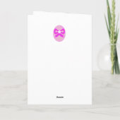 Editable Easter Egg Feestdagen Kaart (Achterkant)