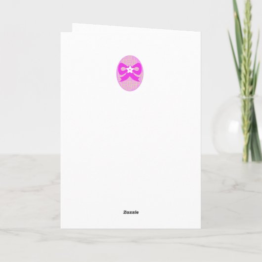 Editable Easter Egg Feestdagen Kaart (Achterkant)