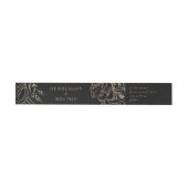 Editable Elegant Black Gold Custom Wreated Wedding (Individueel)
