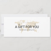 Editable Europe Trip Boarding Pass Ticket Kaart (Achterkant)