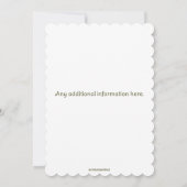 Editable Expectant Parents Hearts Gender Reveal Kaart (Achterkant)