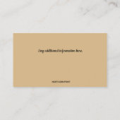 Editable Farrier Blacksmith en een paard Visitekaartje (Achterkant)