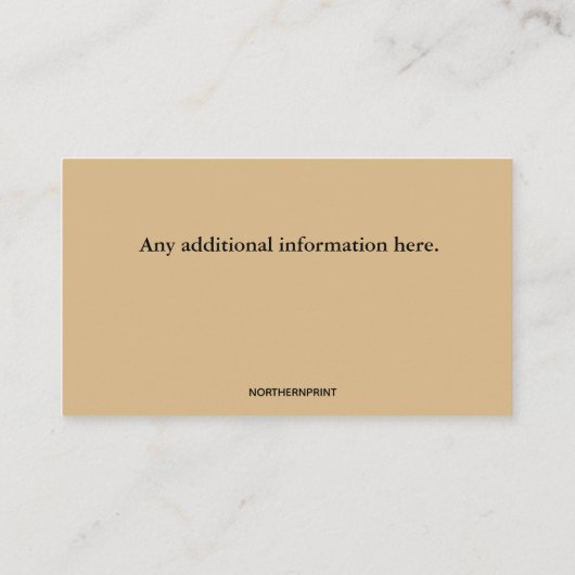 Editable Farrier Blacksmith Visitekaartje (Achterkant)