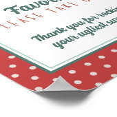 Editable Favor Sign Ugly Sweater Party Poster (Hoek)