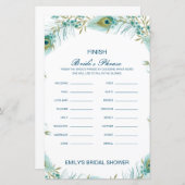 Editable Finish Bride and Groom's Phrase Bridal (Voorkant / Achterkant)